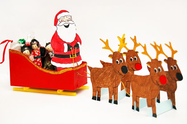 Santa Sleigh craft