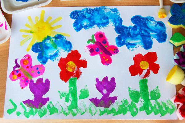 Sponge Painting craft