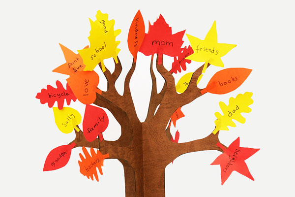 Thankful Tree craft