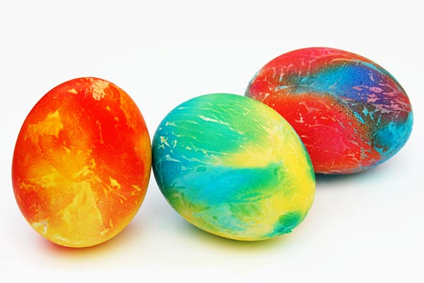 Tie-Dye Easter Eggs
