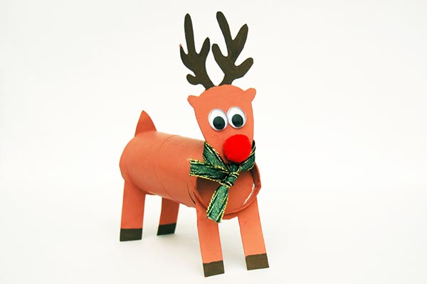 TP Roll Reindeer craft