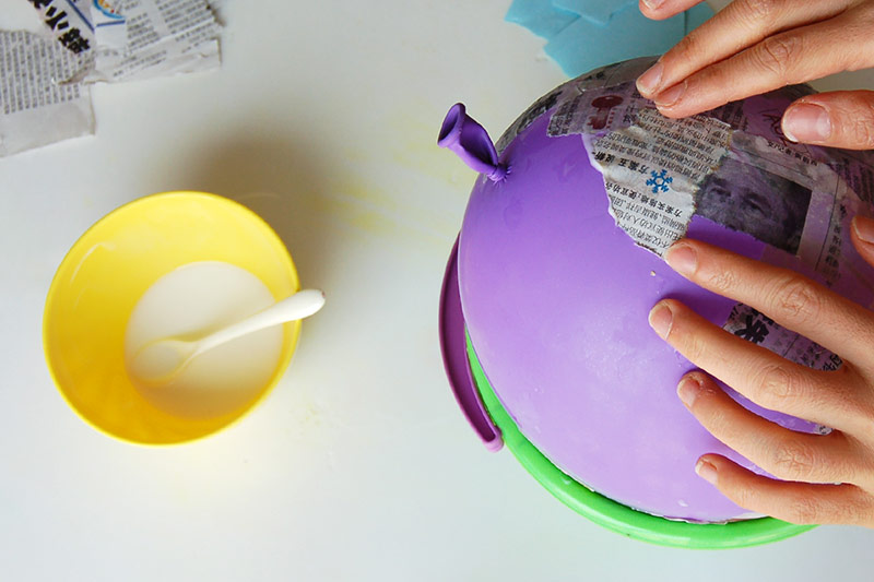 How to Make Paper Mache Paste With Just Glue and Water » Tiny Crafter