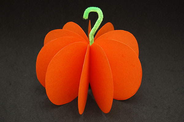 STEP 15 3D Paper Pumpkin