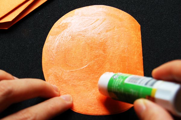 STEP 6 3D Paper Pumpkin