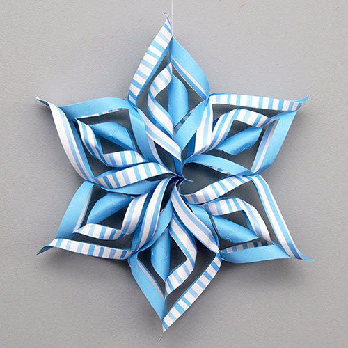 21+ Awesome 3D Paper Snowflake Ideas