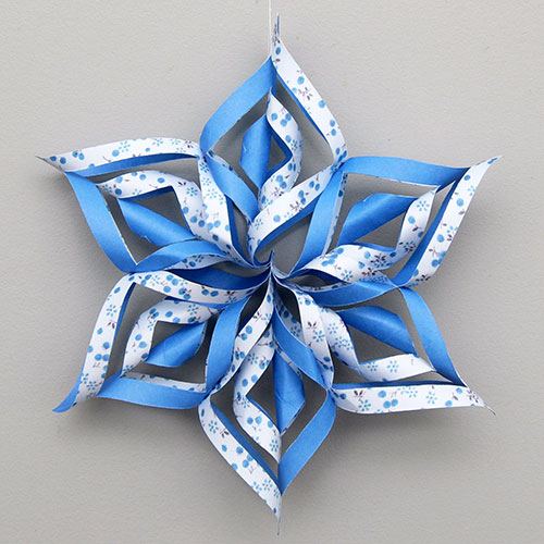 STEP 15 3D Paper Snowflake
