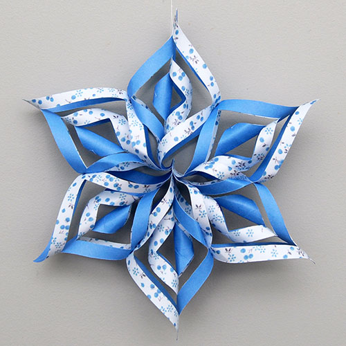 21+ Awesome 3D Paper Snowflake Ideas