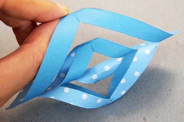 Step 10 3D Paper Snowflake