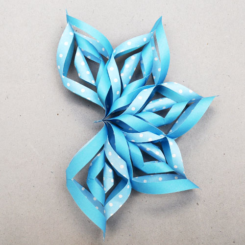 Step 13 3D Paper Snowflake