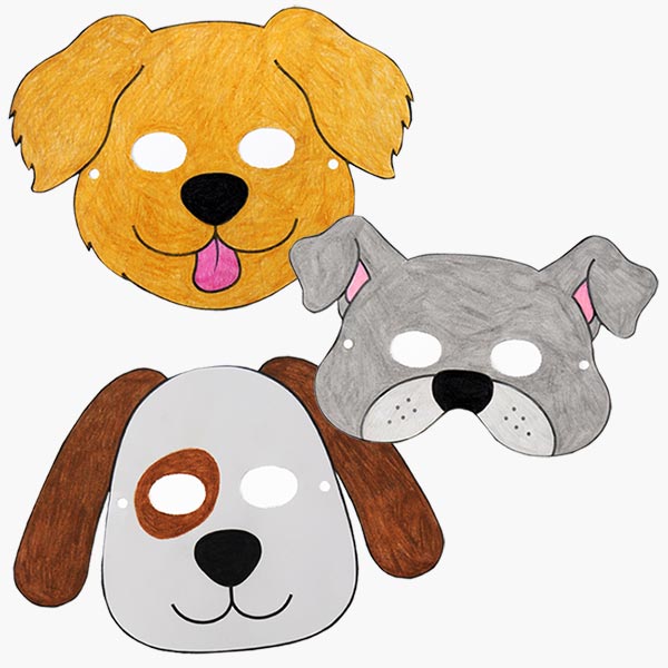 Printable Dog Masks