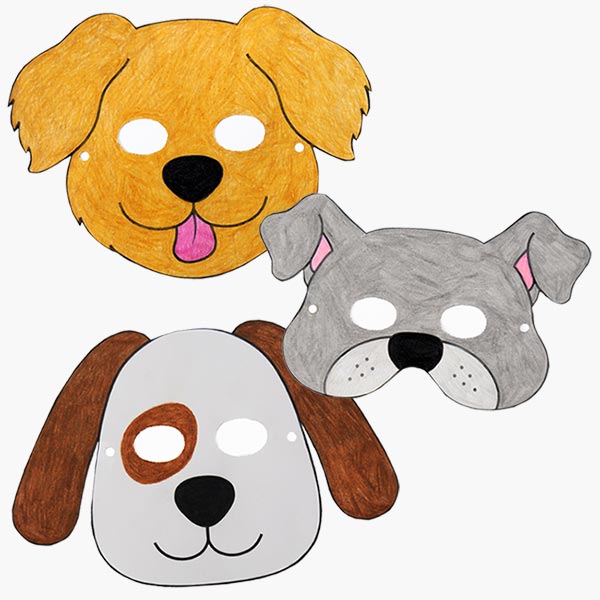 Free Printable Animal Masks for Kids Horizontal Final Creatively Beth