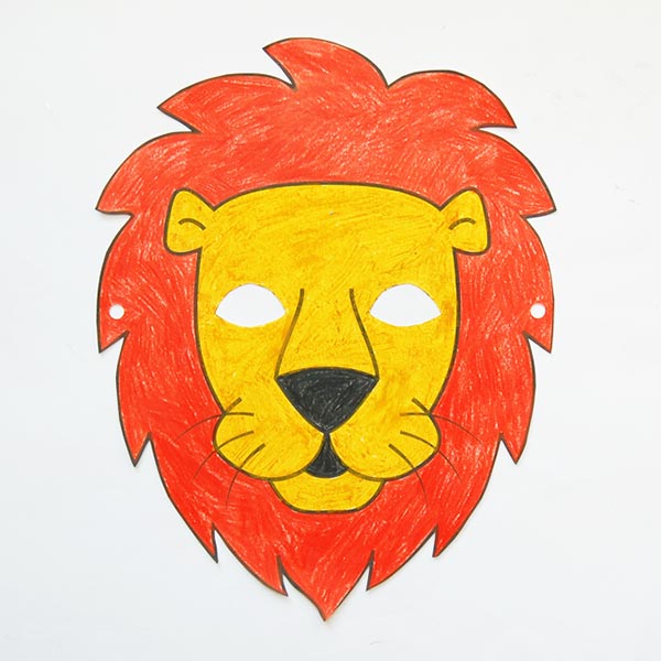 Printable Lion Mask