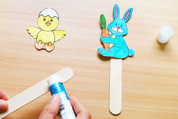 Popsicle Stick Animal DIY Puppet, Crafts