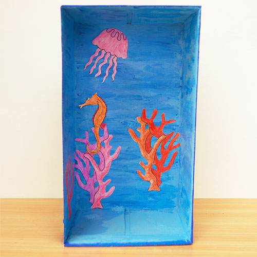 Coral Reef Habitat Diorama Kids Crafts Fun Craft Ideas