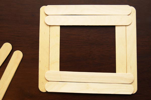 Craft Stick Photo Frame, Kids' Crafts