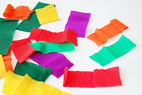 Method 2: Step 2 Crepe Paper Stained Eggs with Template