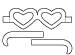 Heart Eyeglasses