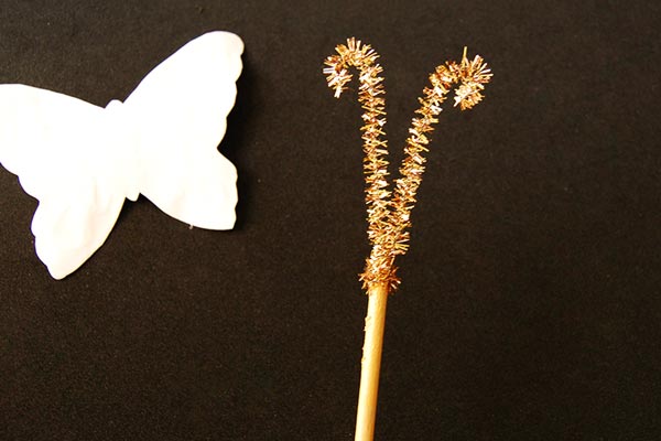 MORE IDEAS - Make a butterfly wand.