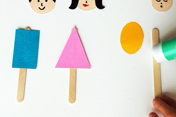 STEP 5 Family Stick Puppets