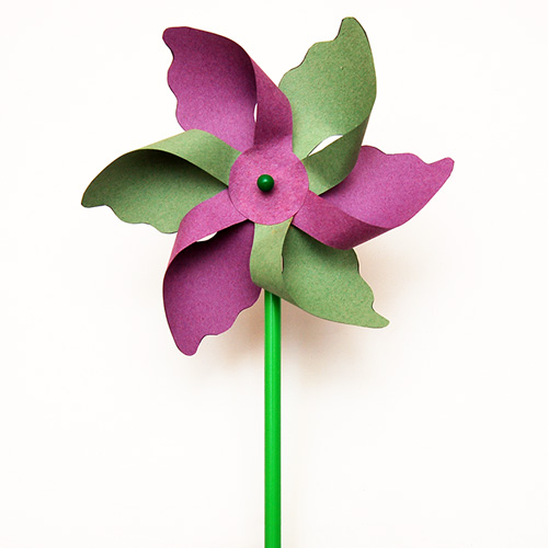 Flower Pinwheel Kids' Crafts Fun Craft Ideas