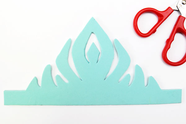 Step 4 Craft Foam Frozen Princess Crown