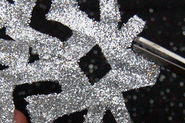 STEP 7 Glitter Snowflake
