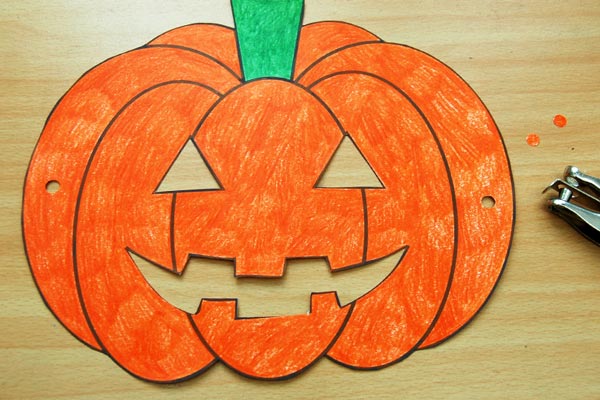 Jack-o'-Lantern Mask, Kids' Crafts