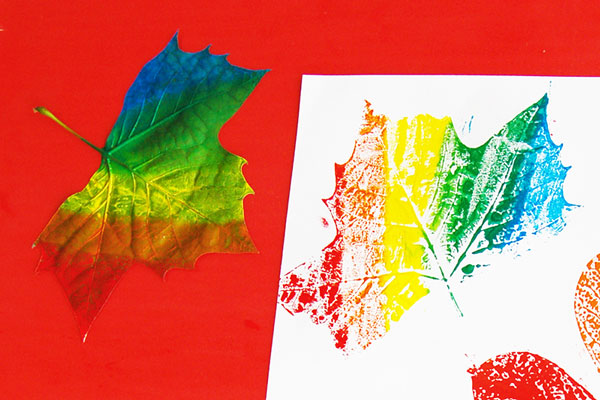 Leaf Prints, Kids' Crafts, Fun Craft Ideas