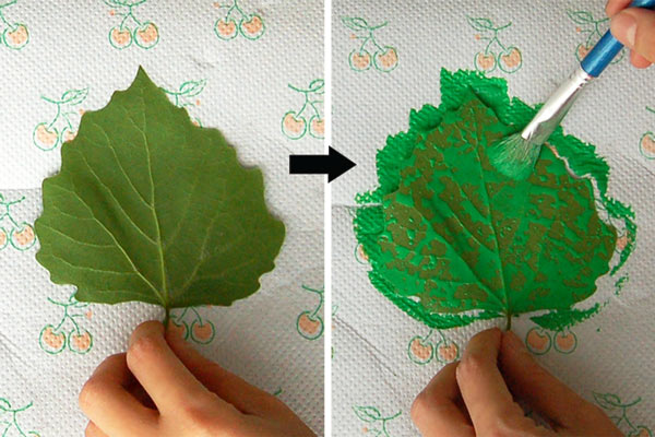 Leaf Printing 3 Ways