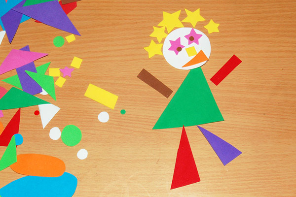 Many Shapes Picture | Kids' Crafts | Fun Craft Ideas 