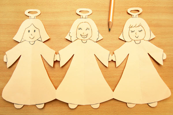 Paper Angel Chain, Kids' Crafts, Fun Craft Ideas