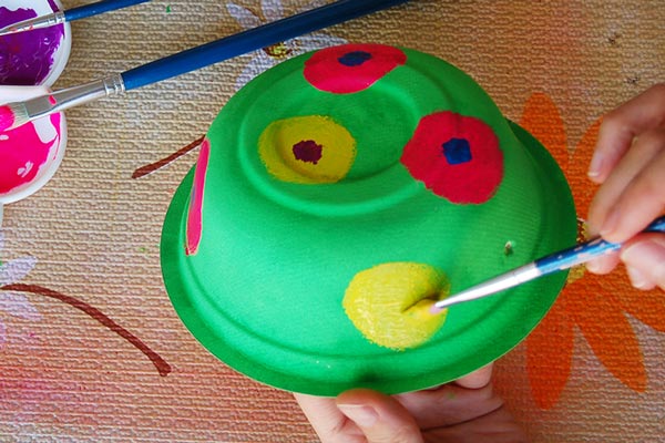 Styrofoam Bowl Turtles - Crafty Morning