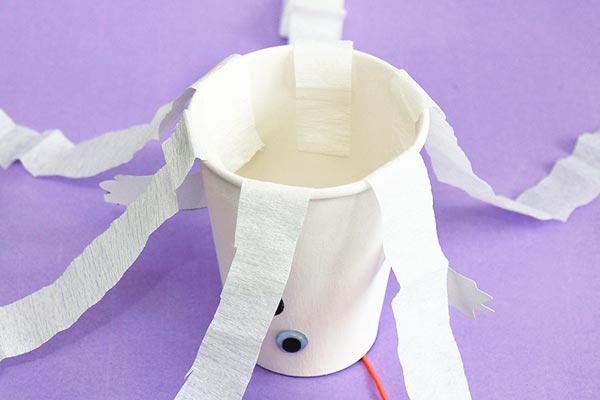 STEP 12 Paper Cup Ghost