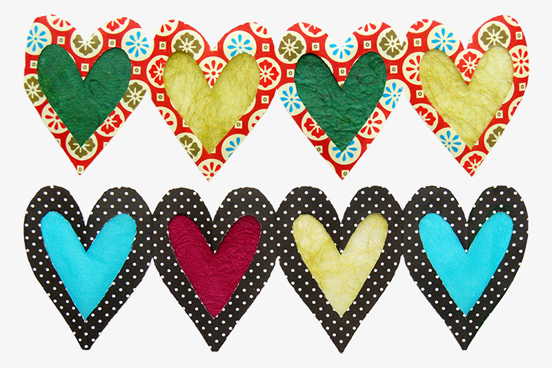 Paper Heart Chain Craft - Blooming Brilliant