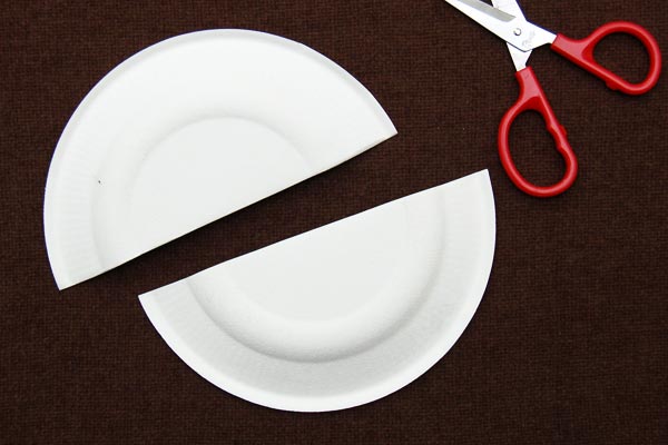 Step 1 Paper Plate Sailboat