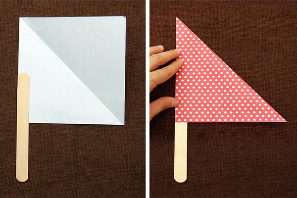 Step 7 Paper Plate Sailboat