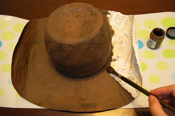 Step 10a-1 Papier Mache Hat