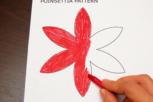 Paper Plate Poinsettia- Holiday Craft for Kids