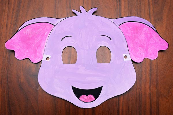 Step 10 Printable Elephant Mask