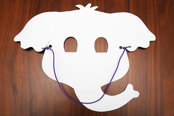 Step 12 Printable Elephant Mask