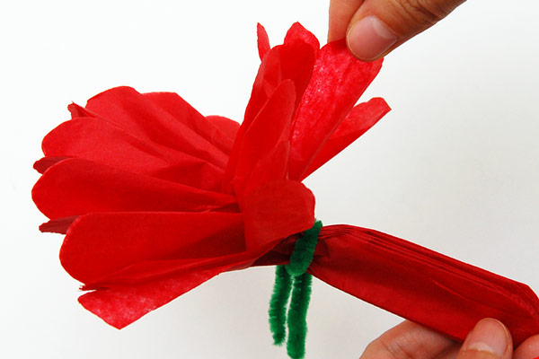 Step 8 Tissue Paper Pom-pom Flowers