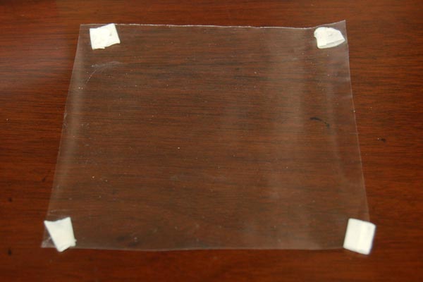 Step 3 Tissue Paper Suncatchers Method 2