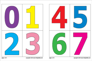 Alphabet and Number Printables