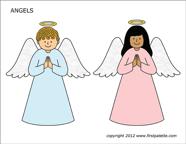 Free Printable Angels PRINTABLE TEMPLATES Free Printable Angels PRINTABLE TEMPLATES