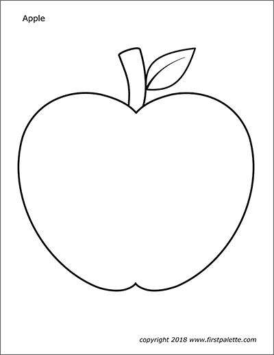 a for apple coloring pages