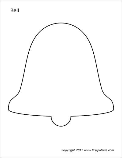 Bells Free Printable Templates Coloring Pages FirstPalette Bells Free Printable Templates Coloring Pages FirstPalette