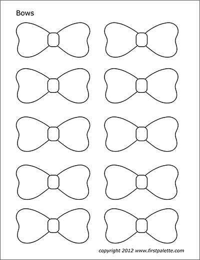 Molds for Bows Templates for Bows Basic Bows 