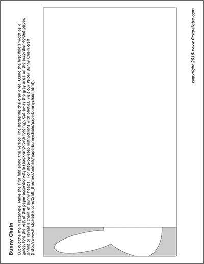 Printable Bunny Chain