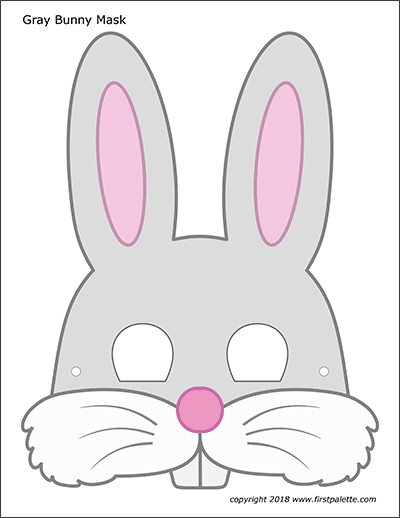 Printable Bunny Mask