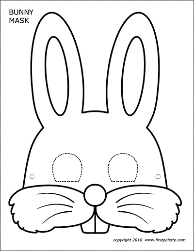 Printable Bunny Masks